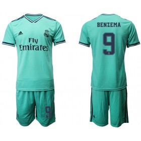 Camisolas de futebol Real Madrid BENZEMA 9 Criança Equipamento 3ª 2019/20 Manga Curta